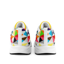 Load image into Gallery viewer, DEI SL25 Black Logo, Red Stripes &amp; Multi Color Design Adult EVA Mesh Walking Running Shoes
