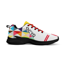 Load image into Gallery viewer, DCYG SL25  Black Logo, Red Stripes &amp; Multi Color Design Adult EVA Mesh Walking Running Shoes
