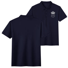 Load image into Gallery viewer, Royal 24 White Logo &amp;: Cotton Polo Shirt
