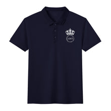 Load image into Gallery viewer, Royal 24 White Logo &amp;: Cotton Polo Shirt
