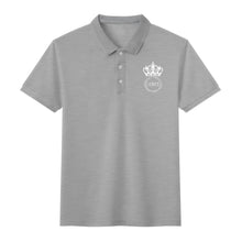 Load image into Gallery viewer, Royal 24 White Logo &amp;: Cotton Polo Shirt
