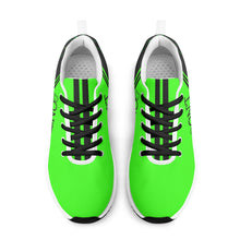 Load image into Gallery viewer, Striker 25s Black Logo &amp; Neon Green Adult EVA Mesh Walking Running Shoes
