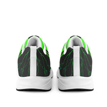 Load image into Gallery viewer, Striker 25s Black Logo &amp; Neon Green Adult EVA Mesh Walking Running Shoes
