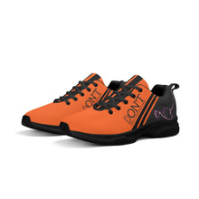 Load image into Gallery viewer, Striker 25s Black Logo &amp; Orange Adult EVA Mesh Walking Running Shoes
