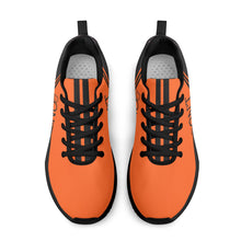 Load image into Gallery viewer, Striker 25s Black Logo &amp; Orange Adult EVA Mesh Walking Running Shoes
