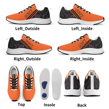 Load image into Gallery viewer, Striker 25s Black Logo &amp; Orange Adult EVA Mesh Walking Running Shoes
