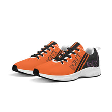 Load image into Gallery viewer, Striker 25s Black Logo &amp; Orange Adult EVA Mesh Walking Running Shoes
