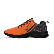 Load image into Gallery viewer, Striker 25s Black Logo &amp; Orange Adult EVA Mesh Walking Running Shoes
