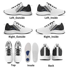 Load image into Gallery viewer, Striker 25s Black Logo &amp; White Adult EVA Mesh Walking Running Shoes
