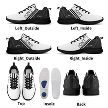 Load image into Gallery viewer, Striker 25s Black Logo &amp; White Adult EVA Mesh Walking Running Shoes
