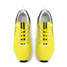 Load image into Gallery viewer, Striker 25s Black Logo &amp; Yellow Adult EVA Mesh Walking Running Shoes
