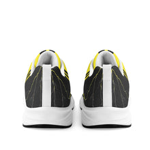 Load image into Gallery viewer, Striker 25s Black Logo &amp; Yellow Adult EVA Mesh Walking Running Shoes

