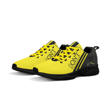 Load image into Gallery viewer, Striker 25s Black Logo &amp; Yellow Adult EVA Mesh Walking Running Shoes
