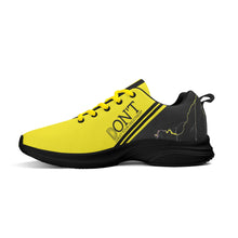 Load image into Gallery viewer, Striker 25s Black Logo &amp; Yellow Adult EVA Mesh Walking Running Shoes
