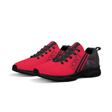 Load image into Gallery viewer, Striker 25s Black Logo &amp; Red Adult EVA Mesh Walking Running Shoes
