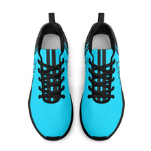 Load image into Gallery viewer, Striker 25s Black Logo &amp; Light Blue Adult EVA Mesh Walking Running Shoes
