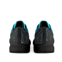 Load image into Gallery viewer, Striker 25s Black Logo &amp; Light Blue Adult EVA Mesh Walking Running Shoes
