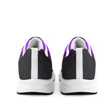 Load image into Gallery viewer, Striker 25s Black Logo &amp; Purple Adult EVA Mesh Walking Running Shoes
