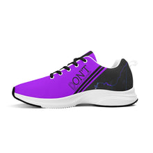 Load image into Gallery viewer, Striker 25s Black Logo &amp; Purple Adult EVA Mesh Walking Running Shoes
