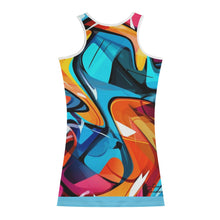 Load image into Gallery viewer, 25 SX DRIP  Blue ,Red, Teal &amp; Black Logo  Womens Summer Dresses Sexy Wrap Hip Mini Slim Fitted Dress
