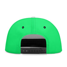 Load image into Gallery viewer, UX White Logo Neon Green &amp; White Snapbacks
