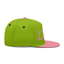 Load image into Gallery viewer, UX Pink Logo Pink  &amp; Green  Snapbacks
