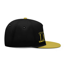Load image into Gallery viewer, UX Gold  Logo Black &amp; Gold Snapbacks
