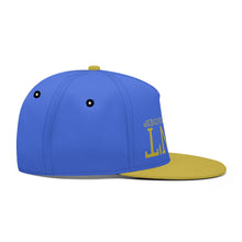 Load image into Gallery viewer, UX Gold Logo Blue &amp; Gold Snapbacks
