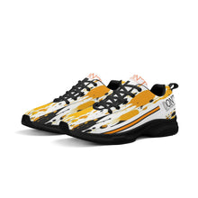Load image into Gallery viewer, UX Orange Logo, Black , Orang Strips &amp; White Adult EVA Mesh Walking Running Shoes

