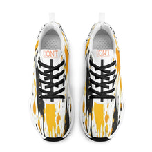 Load image into Gallery viewer, UX Orange Logo, Black , Orang Strips &amp; White Adult EVA Mesh Walking Running Shoes
