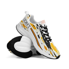 Load image into Gallery viewer, UX Orange Logo, Black , Orang Strips &amp; White Adult EVA Mesh Walking Running Shoes
