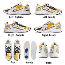 Load image into Gallery viewer, UX Orange Logo, Black , Orang Strips &amp; White Adult EVA Mesh Walking Running Shoes
