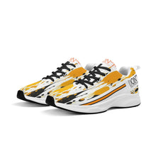 Load image into Gallery viewer, UX Orange Logo, Black , Orang Strips &amp; White Adult EVA Mesh Walking Running Shoes
