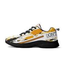 Load image into Gallery viewer, UX Orange Logo, Black , Orang Strips &amp; White Adult EVA Mesh Walking Running Shoes
