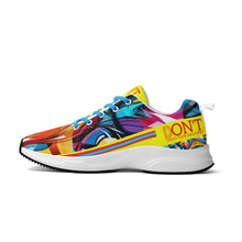 Load image into Gallery viewer, UX Red Logo, Blue , Red Strips &amp; Yellow Adult EVA Mesh Walking Running Shoes
