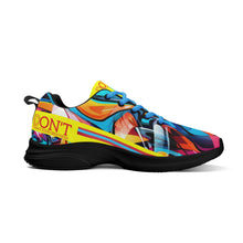 Load image into Gallery viewer, UX Red Logo, Blue , Red Strips &amp; Yellow Adult EVA Mesh Walking Running Shoes
