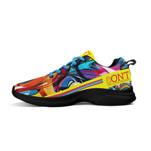 Load image into Gallery viewer, UX Red Logo, Blue , Red Strips &amp; Yellow Adult EVA Mesh Walking Running Shoes
