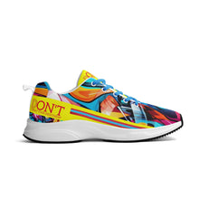 Load image into Gallery viewer, UX Red Logo, Blue , Red Strips &amp; Yellow Adult EVA Mesh Walking Running Shoes

