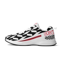 Load image into Gallery viewer, UX Red Logo, Black, Red Strips &amp; White Adult EVA Mesh Walking Running Shoes
