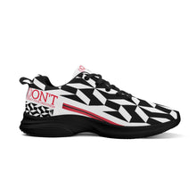 Load image into Gallery viewer, UX Red Logo, Black, Red Strips &amp; White Adult EVA Mesh Walking Running Shoes
