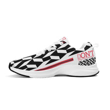 Load image into Gallery viewer, UX Red Logo, Black, Red Strips &amp; White Adult EVA Mesh Walking Running Shoes
