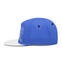 Load image into Gallery viewer, UXL White Logo  Blue &amp; White Snapbacks
