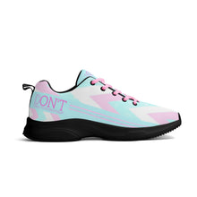 Load image into Gallery viewer, UX Pink Logo, Light Blue , Pink Strips &amp; Light Blue Adult EVA Mesh Walking Running Shoes
