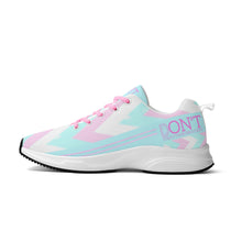 Load image into Gallery viewer, UX Pink Logo, Light Blue , Pink Strips &amp; Light Blue Adult EVA Mesh Walking Running Shoes
