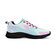 Load image into Gallery viewer, UX Pink Logo, Light Blue , Pink Strips &amp; Light Blue Adult EVA Mesh Walking Running Shoes
