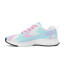 Load image into Gallery viewer, UX Pink Logo, Light Blue , Pink Strips &amp; Light Blue Adult EVA Mesh Walking Running Shoes
