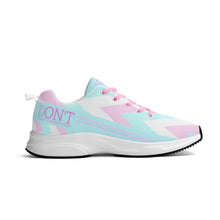 Load image into Gallery viewer, UX Pink Logo, Light Blue , Pink Strips &amp; Light Blue Adult EVA Mesh Walking Running Shoes
