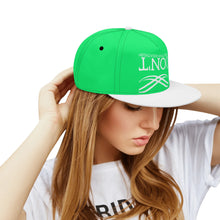 Load image into Gallery viewer, UXL White Logo Light Green &amp; White Snapbacks
