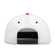 Load image into Gallery viewer, UX White Logo Red &amp; White Snapbacks
