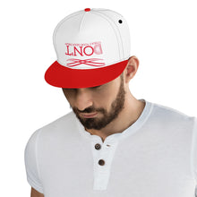 Load image into Gallery viewer, UX White Logo Red &amp; White Snapbacks
